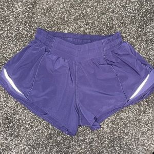 Size 4 purple Hottie Hot lululemon shorts